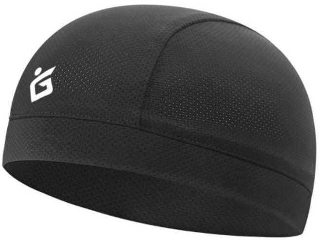 자전거모자 스컬캡 쪽모자 두건 싸이클 라이딩 헤어밴드 헬멧 이너캡 모자 비니 조각모, 이너캡(블랙), 1개