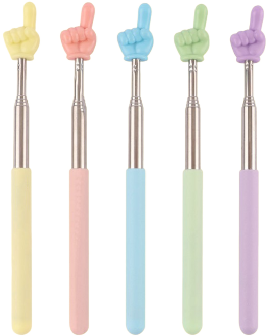 YH 검지손가락 교사 지휘봉 5단 길이조절 지시봉, 5개
