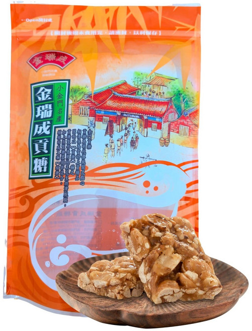 金瑞成 花生貢糖 量販包, 20個, 500g