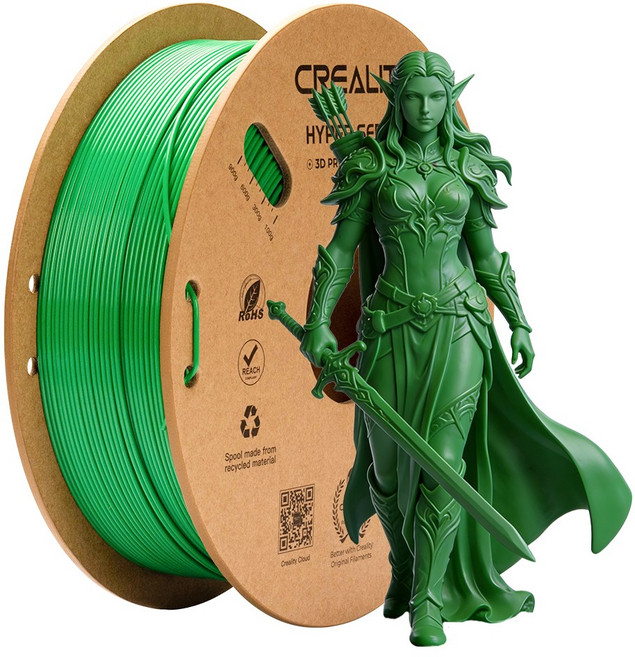 Creality 크리알리티 3D 프린터용 Hyper PETG 고속 인쇄 소모품 Hyper PETG 소모품 액세서리 1.75mm 1kg, 초록색