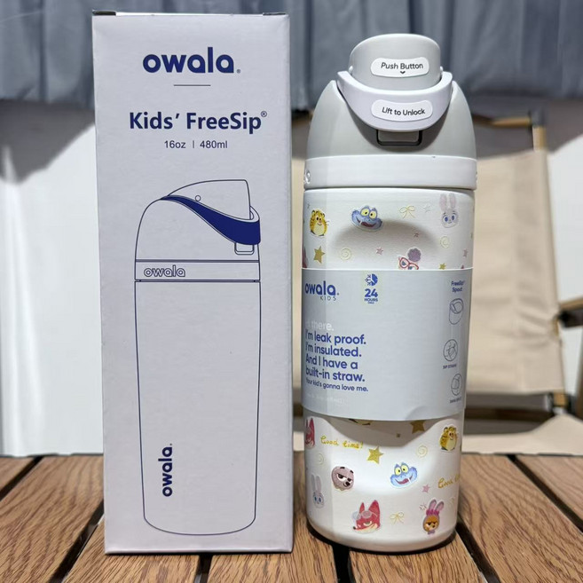 오왈라 owala FreeSip 보온보냉병 480ml(16oz), 480ml, 새백 닉쿤, 1개