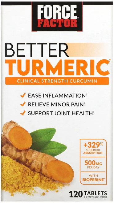 포스팩터 Force Factor Better 강황 120정, 1개 - 쿠팡