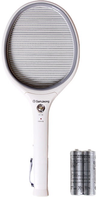 삼정 초강력 해충킬러 중 + 건전지, 화이트