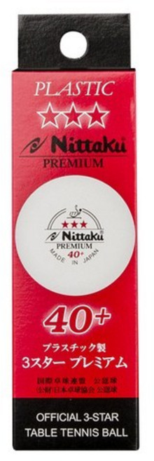 닛타쿠-니타쿠 탁구공 프리미엄 3스타 시합구 ABS 경기용, mixed colors, 12개입, 2개