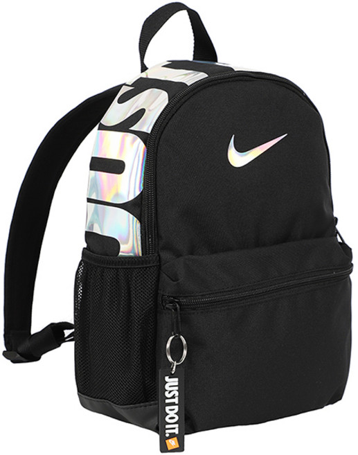 나이키 키즈 미니 백팩 브라질리아 Just Do It 블랙-화이트 로고, 상세설명참조