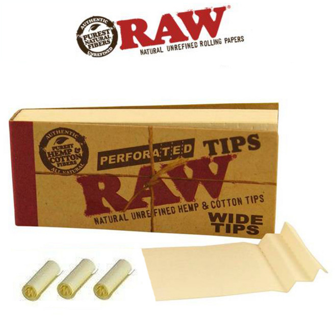 연초맛을 그대로 전달 하는 종이필터 Raw Filter Tip 50pc, 1개