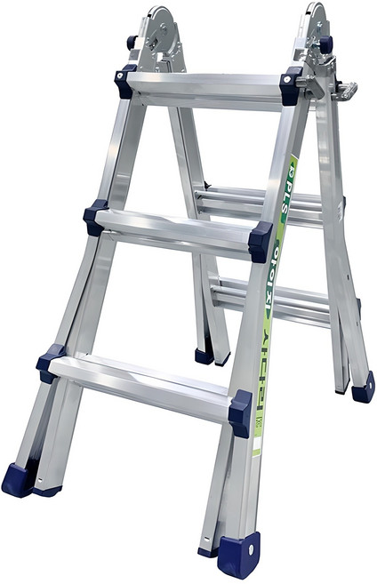아이지 LS 사다리 접이식 안전 A형 H형 높이조절 가정용 알루미늄, 1개