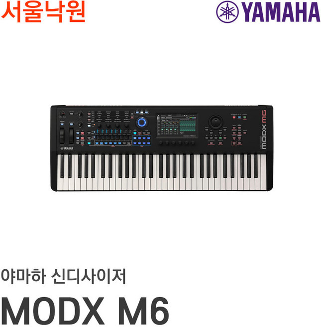 (정품) 야마하 신디사이저 MODX M6 / 서울낙원, 블랙, 1개