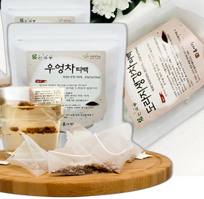 국산 볶은 우엉차 티백 국내산 복은 볶음 우엉티, 1세트, 20개입