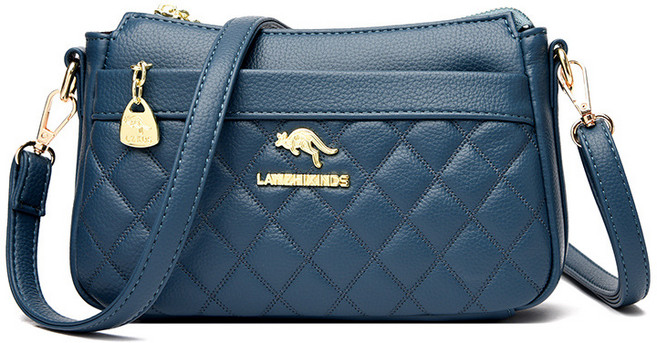 리치모리 미니 여성 퀄팅 가죽 크로스백