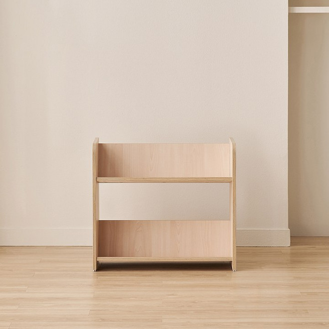 삼익가구 NEW 키디즈 어린이 아동 책장 교구장 책꽂이, 01. 내추럴, 600 2단 와이드 책장