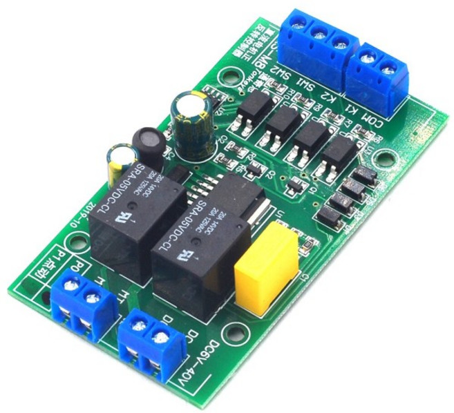 DC 모터 정방향 및 역방향 컨트롤러 고전류 리미트 릴레이 드라이버 리프팅 제어 보드 20A 6V 12V 24V, 1개