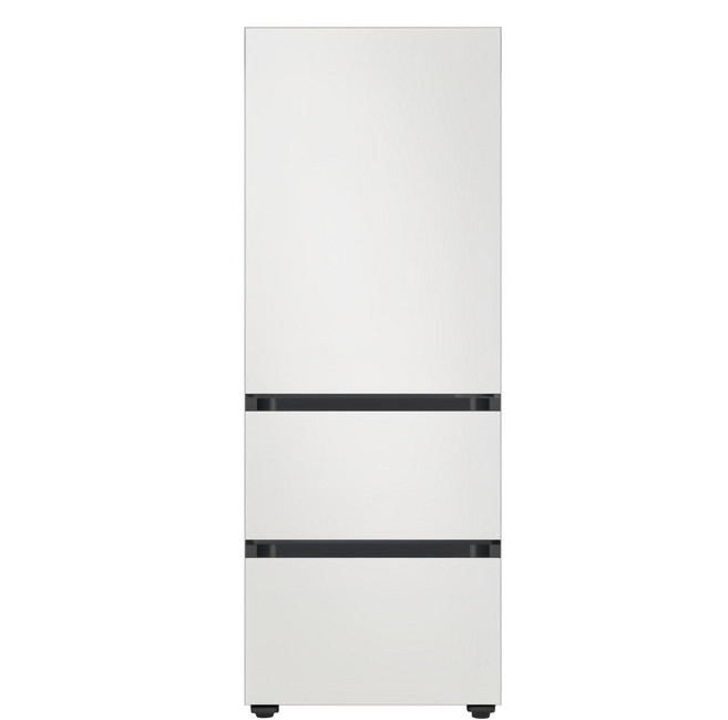 [색상선택형] 삼성전자 비스포크 313L 스탠드형 3도어 김치냉장고 김치플러스 키친핏 방문설치, 코타화이트, RQ33DB74D201