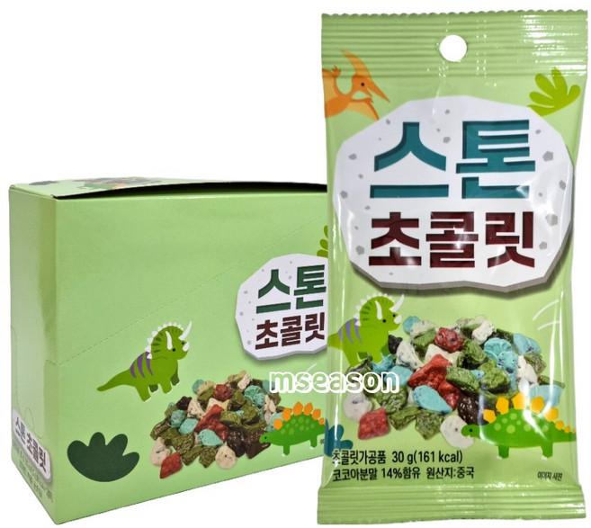 스톤 초콜릿 석기시대, 12개, 30g