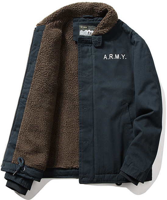 스타일닥터 남성 빅사이즈 후리스 가을 겨울 점퍼 야상 방한 점퍼 A82025118