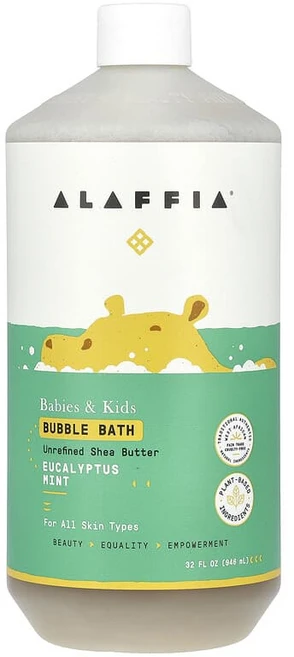 알라피아 버블배스 베이비 앤 키즈 유칼립투스 민트, 946ml, 1개 - 쿠팡