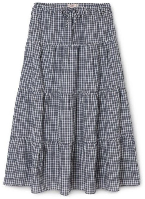 [백화점 정품] 후아유 [여성] Check Long Tiered Skirt WHWHG2441F