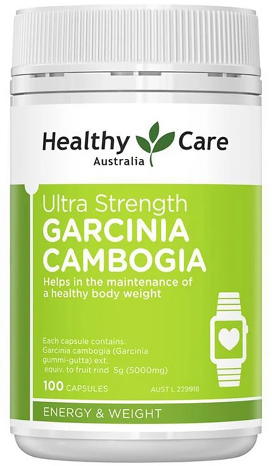 호주 직구 헬시케어 Ultra Strength 가르시니아 캄보지아 5000mg 보조제 100캡슐, 1통, 100정 - 쿠팡