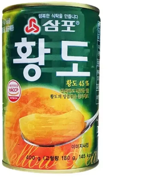 삼포 황도 슬라이스 400g x10개, 1개