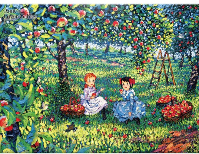 학산문화사 빨강머리앤 과수원에서 1000피스 직소퍼즐액자 HS169649, 퍼즐단품, 1개