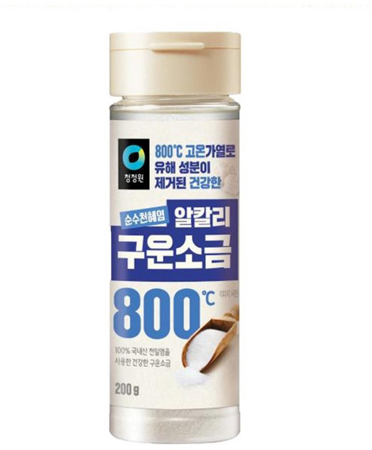 청정원 구운소금, 200g, 1개
