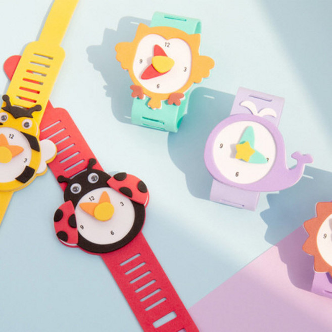 EVA 장난감 손목시계 만들기 5종 /어린이집 유아 초등