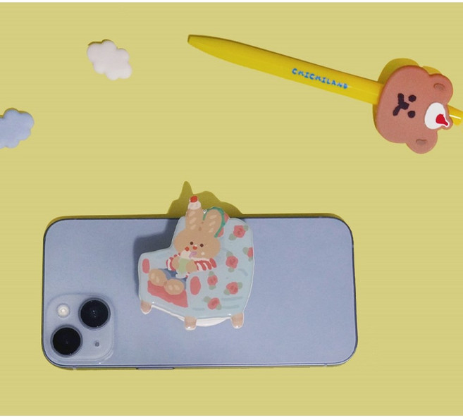 젤리크루 망상리토끼 하트쿠키 곰머그톡 캔디톡 하트탄붕이그립톡 핑크곰톡 현타토끼톡 꽃카톡 에어팟톡 밤톨톡 달붕이톡, 1개, 소파톡