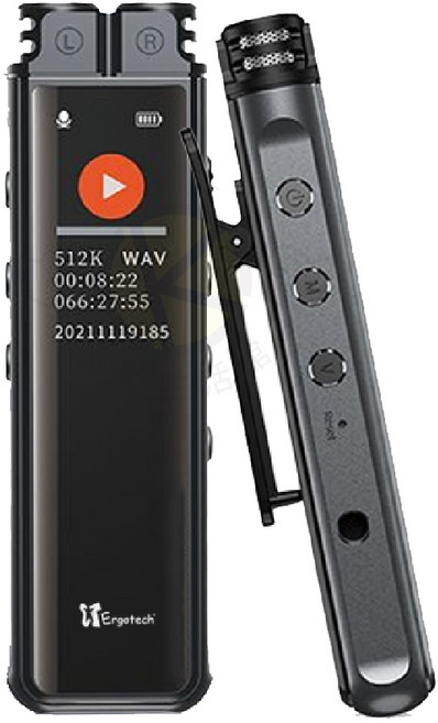 Ergotech 數位錄音筆 DR10, 黑色, 【Ergotech】人因DR10