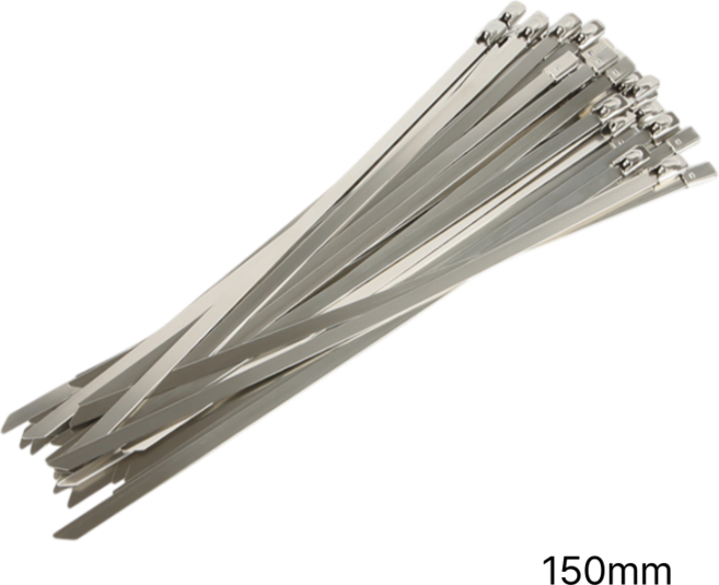천끝 스텐 케이블타이 스틸 금속 스텐레스 4.6mmx150 200 300 400미리, 1개, 150mm