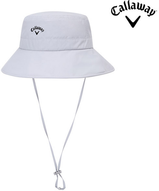 캘러웨이 2025 라이닝 버킷햇 골프모자, 1개, 그레이