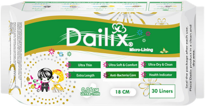 Dailix 楓葉國 18cm 每日健檢 超乾爽透氣抑菌護墊 30片裝, 1個, 抑菌護墊*1包(無贈品), 30片, 寬長型