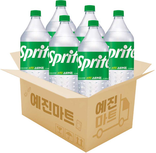 [예진마트] 스프라이트 1.5L, 6개