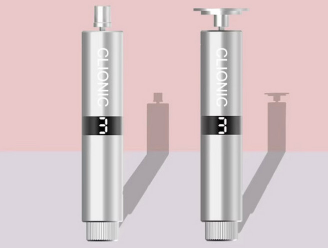 클리오닉 전동 발각질제거기 발 뒤꿈치 각질제거기 굳은살 네일관리 전동멀티케어 패디플래닝 무선, 실버