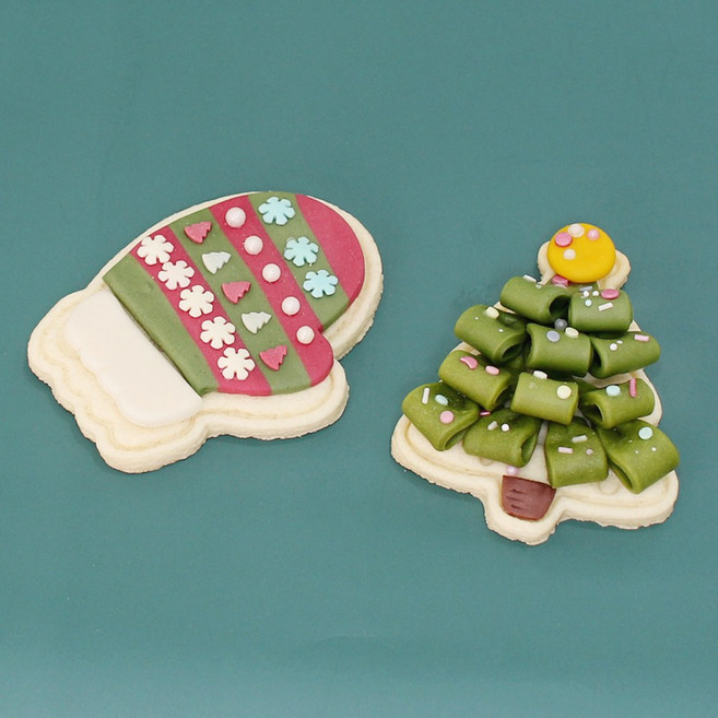 쌀이랑놀자 크리스마스 쿠키 꾸미기 DIY 세트 키트 - 크리스마스쿠키 플러스, 1세트, 단품