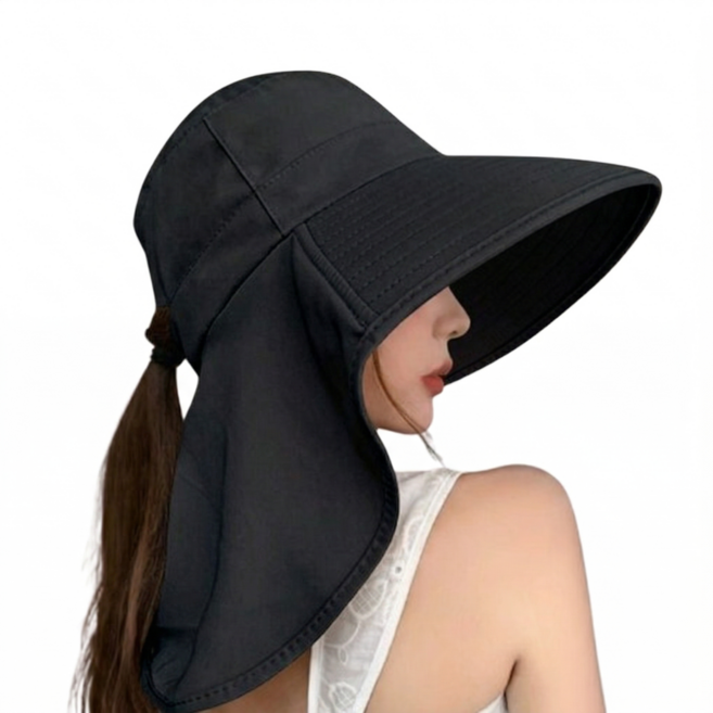 어센드원 여성 챙넓은 햇빛가리개 모자 자외선차단 여름 벙거지