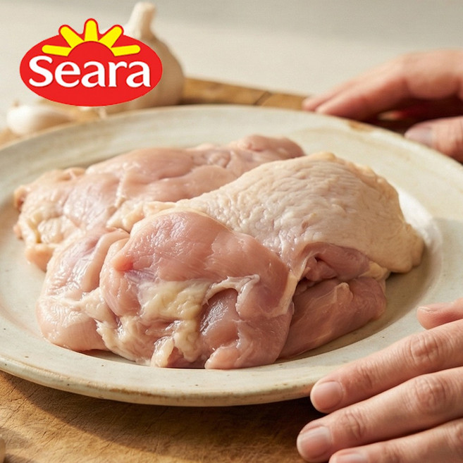 뼈없는 순살 브라질 닭다리살 2kg, 1개