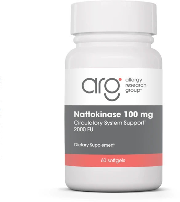 알러지 리서치 그룹 나토키나제 100mg 소프트젤 혈액순환 & 심혈관 건강 지원 효소 보충제, 1개, 60정 - 쿠팡