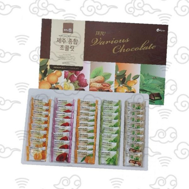 제주 한라봉 초콜릿 40개입 감귤 초콜렛 선물세트 특대형 프리미엄, 1g