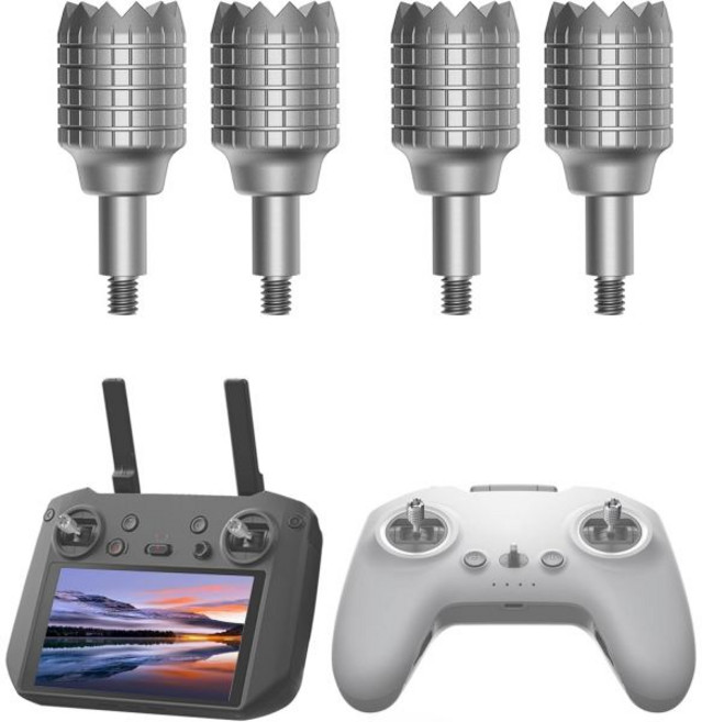 DJI를 위한 2쌍 컨트롤러 스틱 교체 조이스틱 / DJI 미니 3 프로 에어 2S 매빅 3/프로/클래식/시네 아바타/2 FPV용 엄지 로커, Joysticks (2 Pairs), 1개