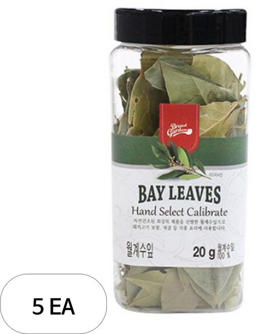 브레드가든 월계수잎, 20g, 5개