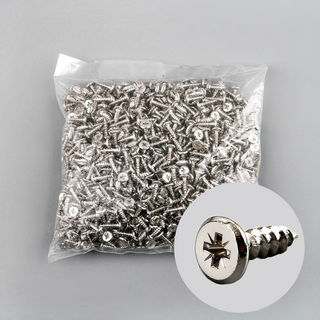 싱크경첩피스 평두 니켈 1000개/봉, 1000개