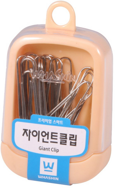화신 자이언트 클립(실버) 행거팩, 단품