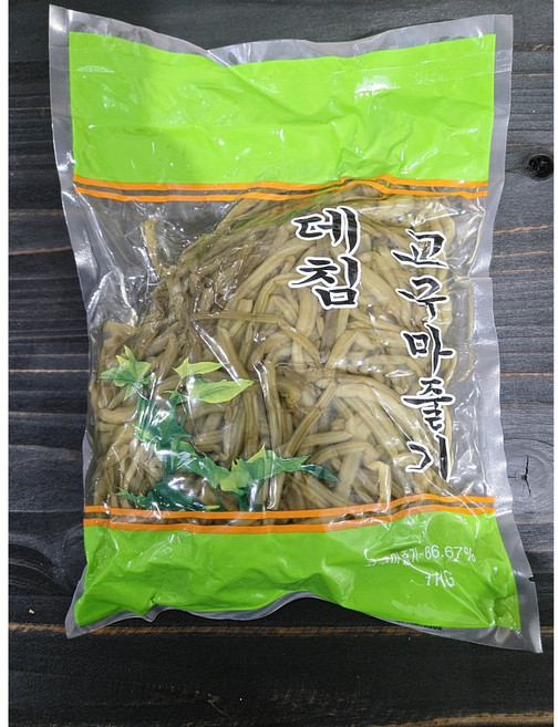 나물반찬 가정용반찬 데침고구마순1kg, 1개, 1kg