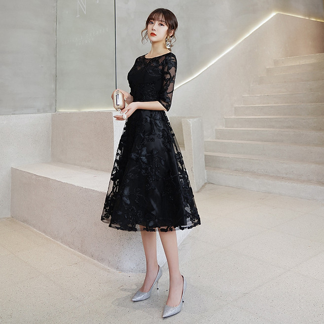 couyor 파티드레스 연주회 드레스 합창단 쉬폰드레스