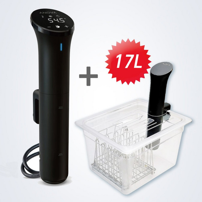 아노바 수비드 머신 나노 220V 수조통 거치대 진공포장기 세트 추가구매가능, 나노 + PC수조통17L