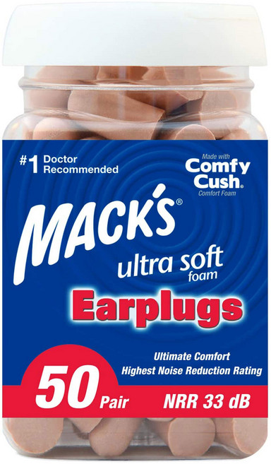 Macks 울트라 귀마개, 1개, 100개입