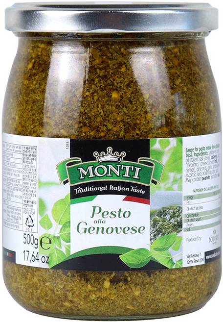 MONTI 바질 페스토 소스, 500g, 1개