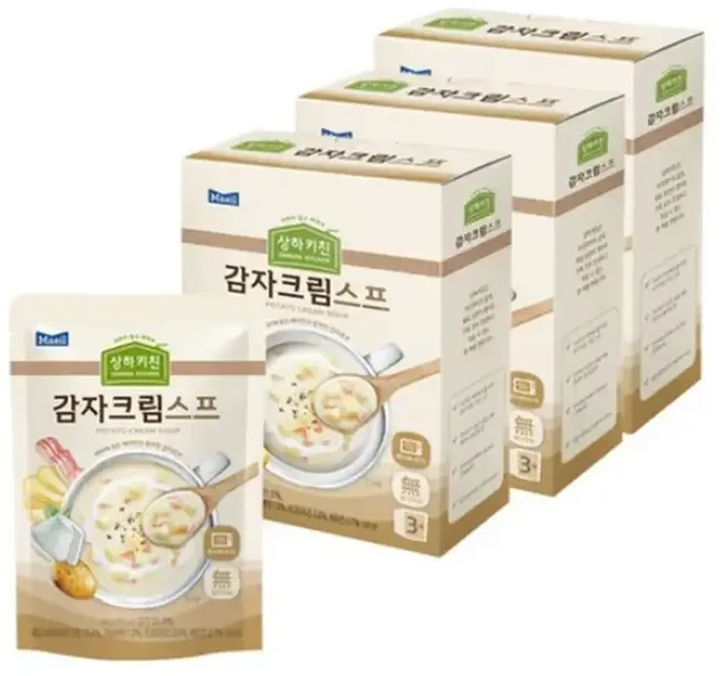 상하키친 감자크림스프 450g(3입) 3개, 450g