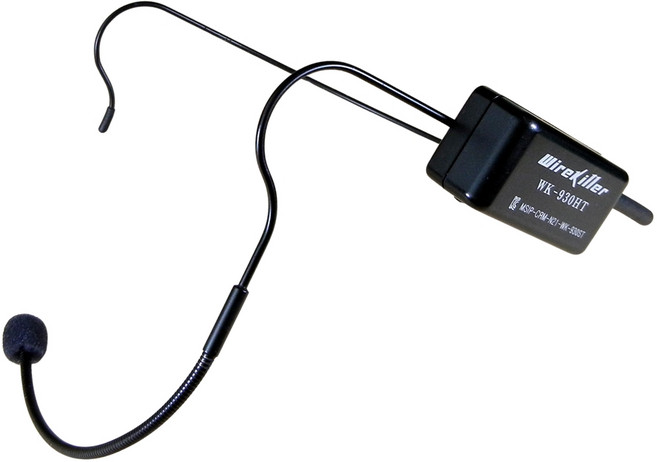 별도의 벨트펙이 필요없는 국산 넥스컴 충전식 강의용 교회용 공연용 행사용 헤드셋 무선마이크 WK900HT-S