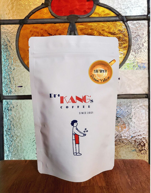 Dr.강스커피드림옐로우 블랜딩 1kg 원두커피 로스팅커피 홀빈, 에스프레소 머신, 1개